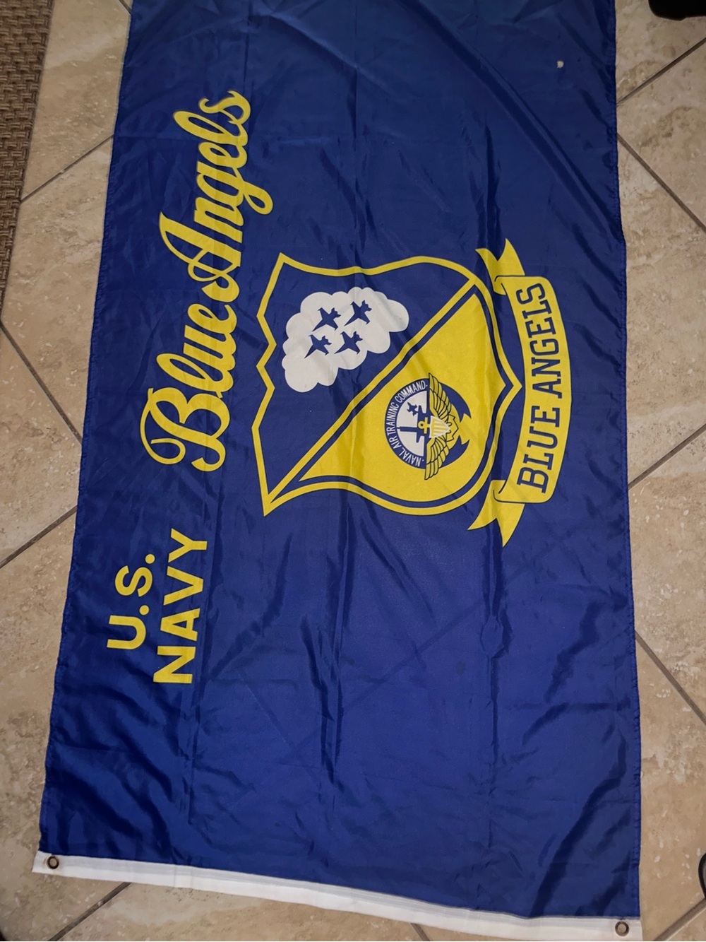 U.S. Navy Blue Angels Flag - Royal Blue & Yellow
